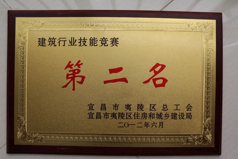 2012年技能竞赛二等奖