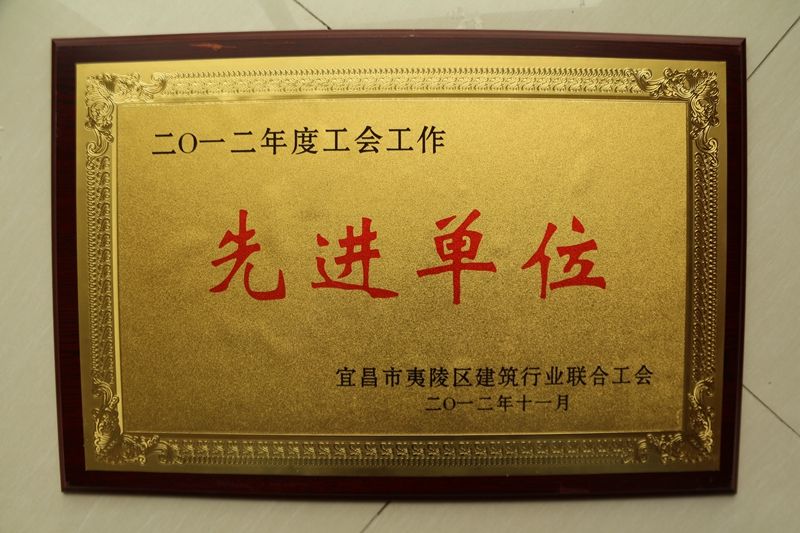2012年工会工作先进单位