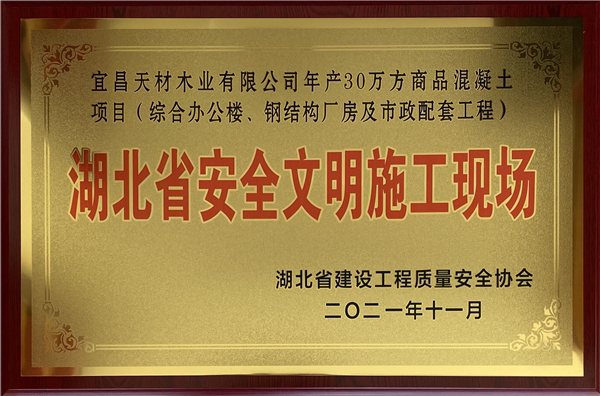 2021年湖北省安全文明施工现场